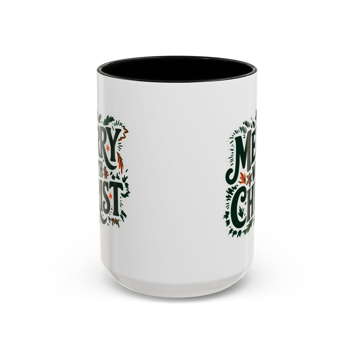Ceramic Gift Mug - Merry with Christ - Decorative/Ceramic Mugs/11oz/15oz