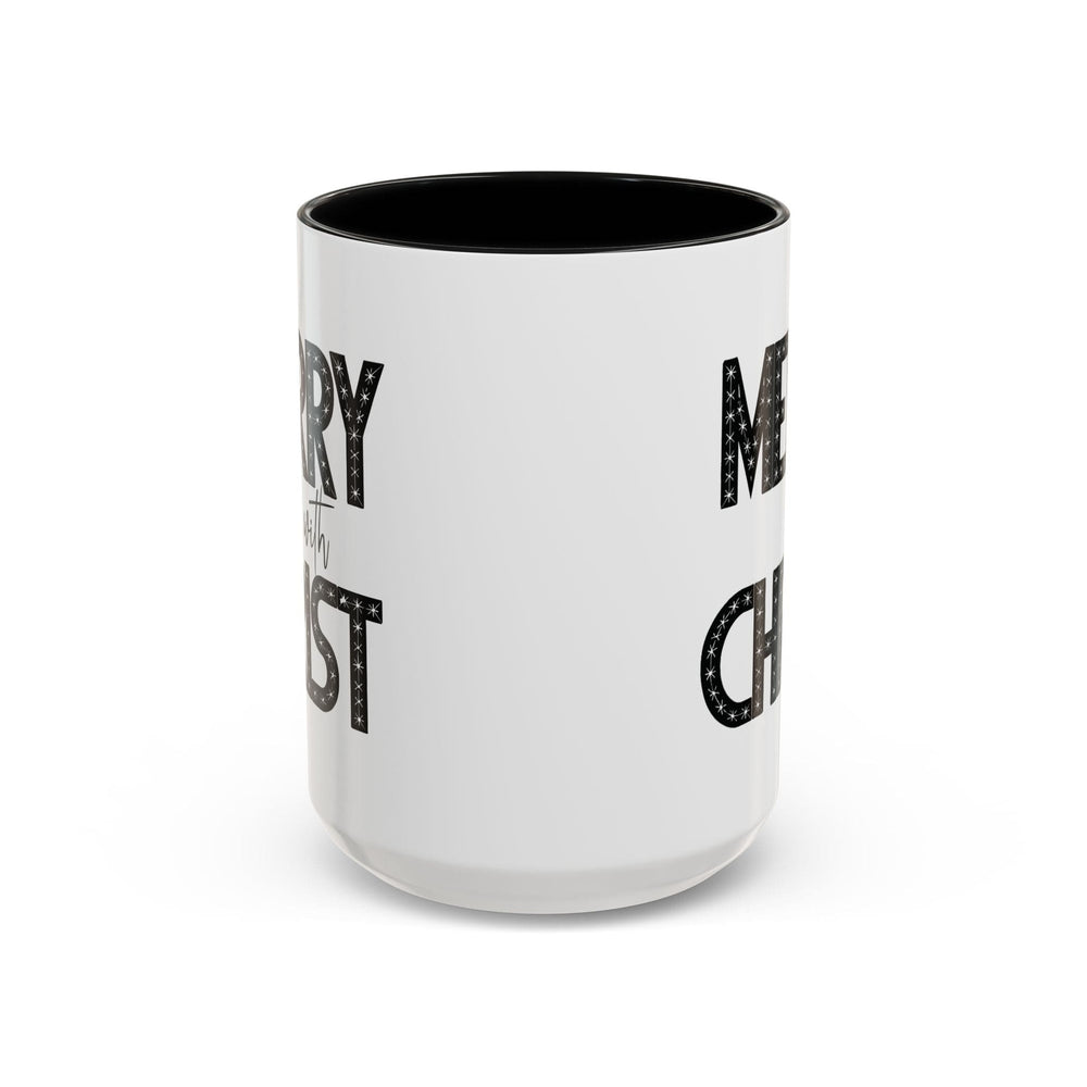 Ceramic Gift Mug - Merry with Christ - Decorative/Ceramic Mugs/11oz/15oz