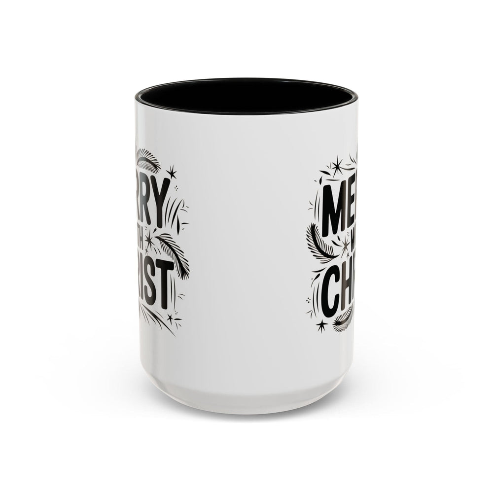 Ceramic Gift Mug - Merry with Christ - Decorative/Ceramic Mugs/11oz/15oz