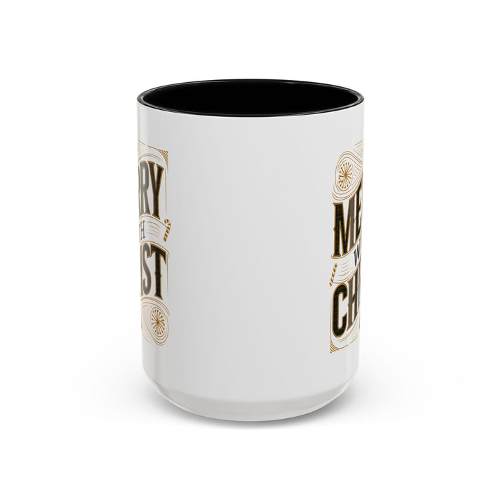Ceramic Gift Mug - Merry with Christ - Decorative/Ceramic Mugs/11oz/15oz