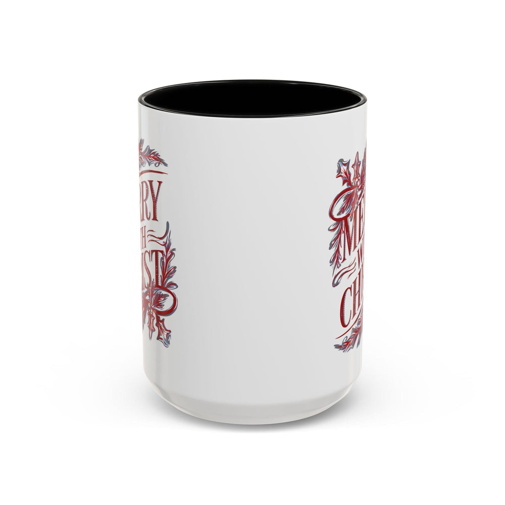 Ceramic Gift Mug - Merry with Christ - Decorative/Ceramic Mugs/11oz/15oz