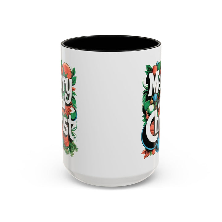 Ceramic Gift Mug - Merry with Christ - Decorative/Ceramic Mugs/11oz/15oz