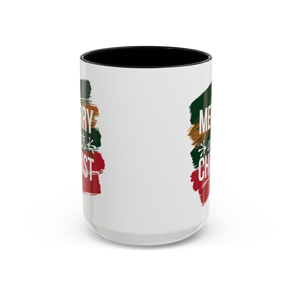 Ceramic Gift Mug - Merry with Christ - Decorative/Ceramic Mugs/11oz/15oz