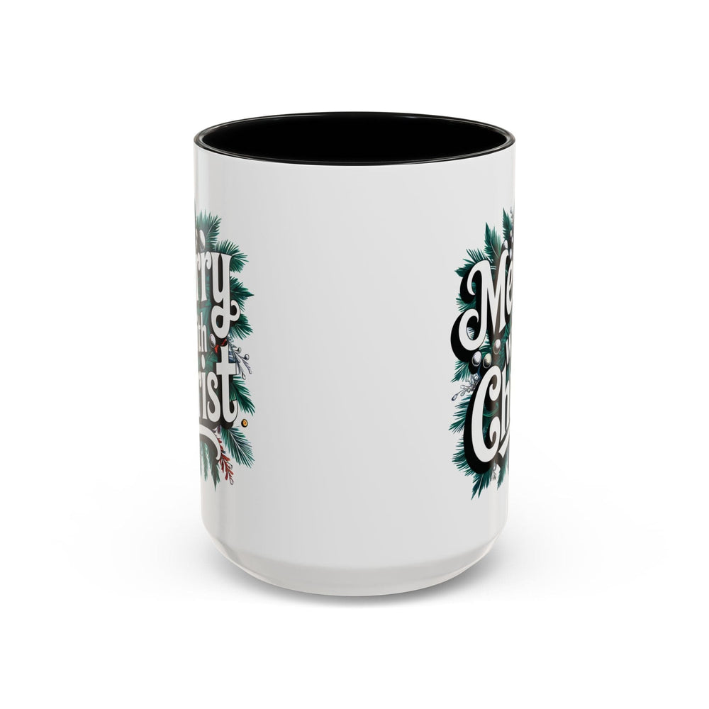 Ceramic Gift Mug - Merry with Christ - Decorative/Ceramic Mugs/11oz/15oz