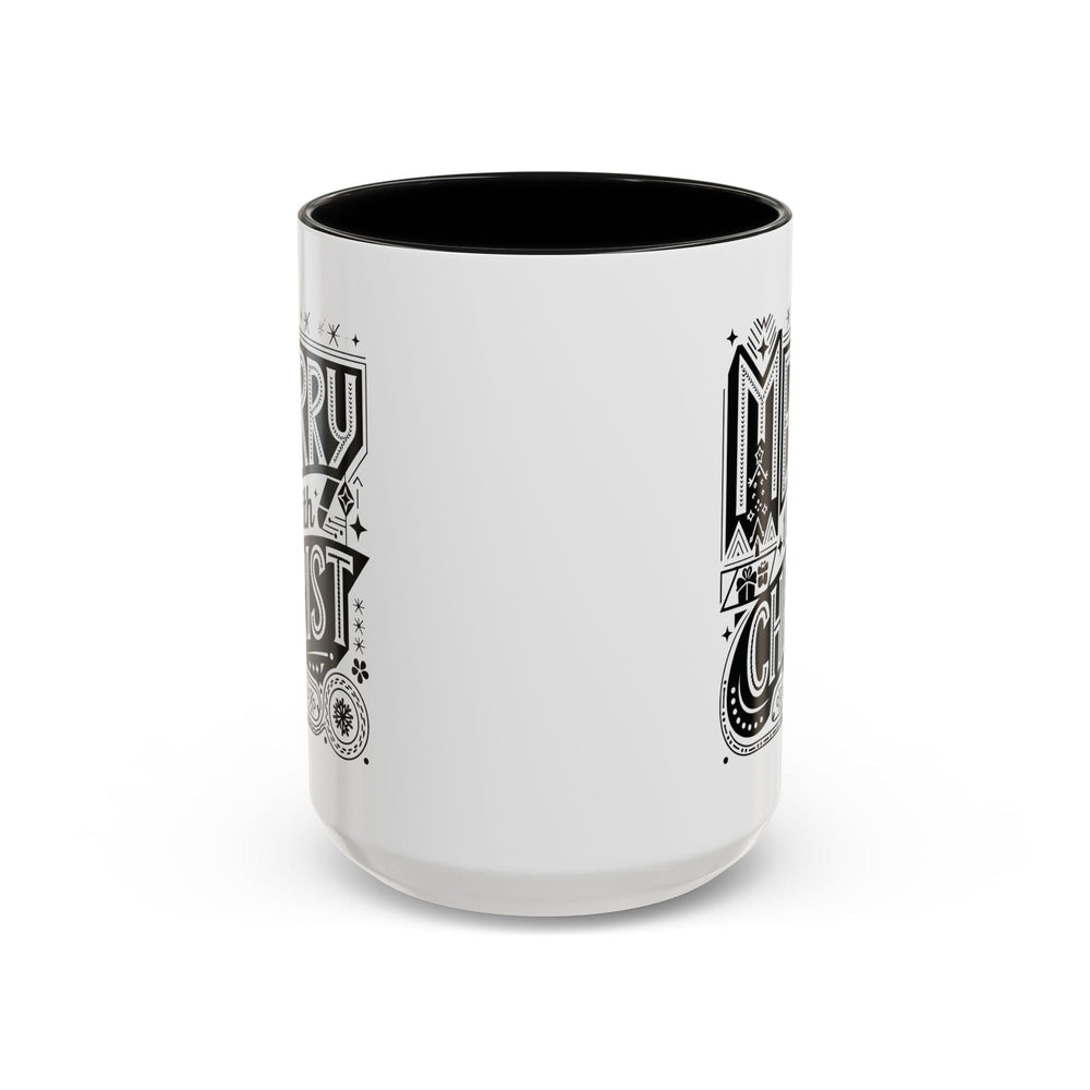Ceramic Gift Mug - Merry with Christ - Decorative/Ceramic Mugs/11oz/15oz