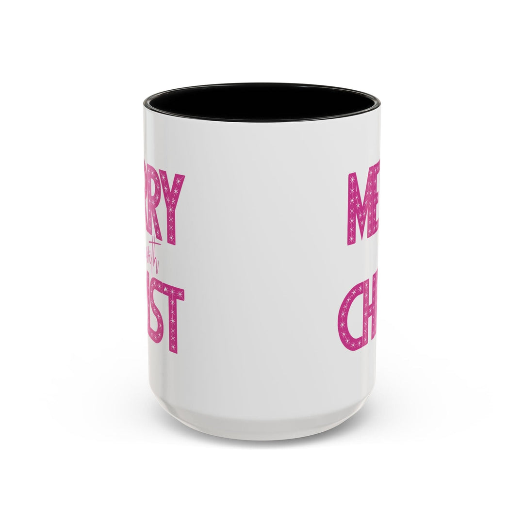 Ceramic Gift Mug - Merry with Christ - Decorative/Ceramic Mugs/11oz/15oz