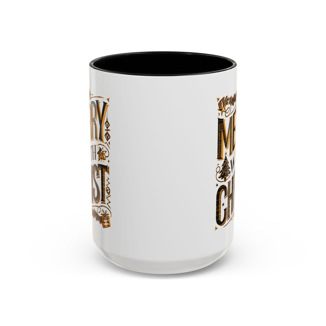Ceramic Gift Mug - Merry with Christ - Decorative/Ceramic Mugs/11oz/15oz