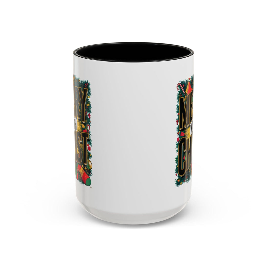 Ceramic Gift Mug - Merry with Christ - Decorative/Ceramic Mugs/11oz/15oz