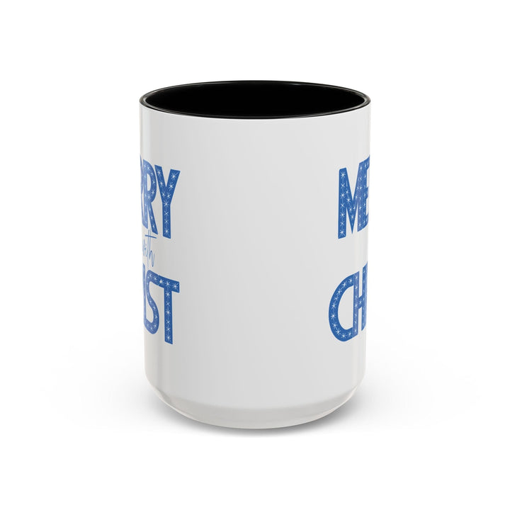 Ceramic Gift Mug - Merry with Christ - Decorative/Ceramic Mugs/11oz/15oz