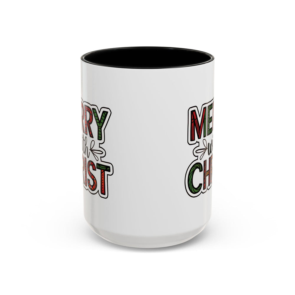 Ceramic Gift Mug - Merry with Christ - Decorative/Ceramic Mugs/11oz/15oz