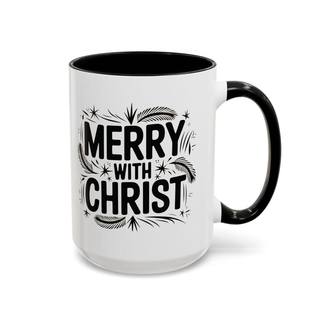 Ceramic Gift Mug - Merry with Christ - Decorative/Ceramic Mugs/11oz/15oz