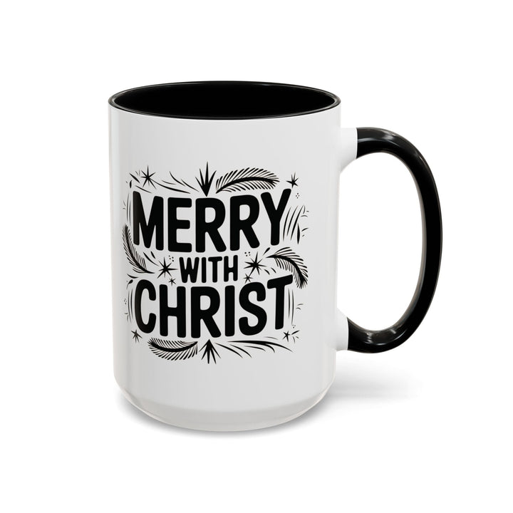 Ceramic Gift Mug - Merry with Christ - Decorative/Ceramic Mugs/11oz/15oz