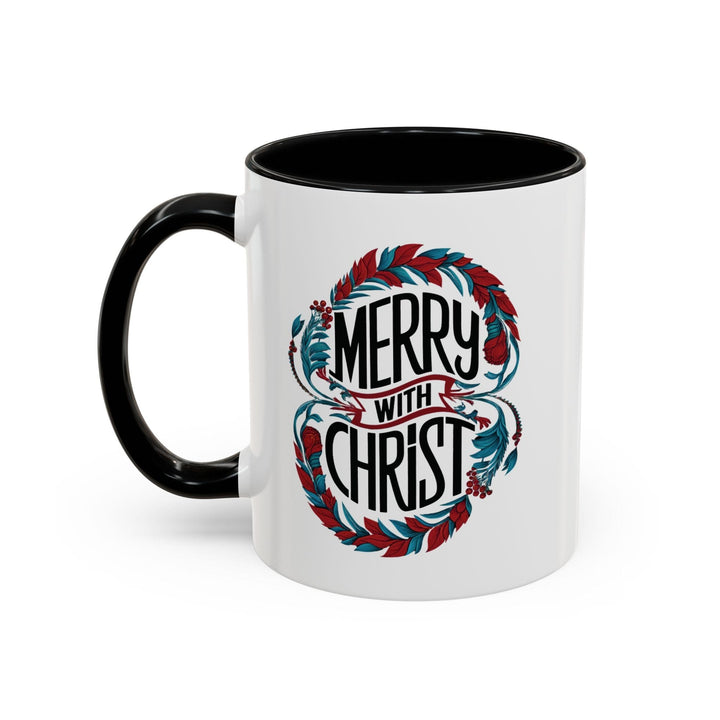 Ceramic Gift Mug - Merry with Christ - Decorative/Ceramic Mugs/11oz/15oz