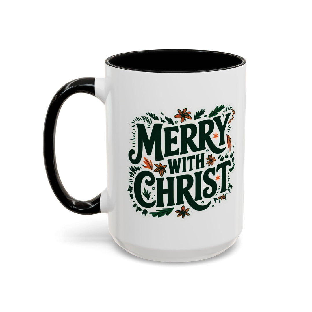 Ceramic Gift Mug - Merry with Christ - Decorative/Ceramic Mugs/11oz/15oz