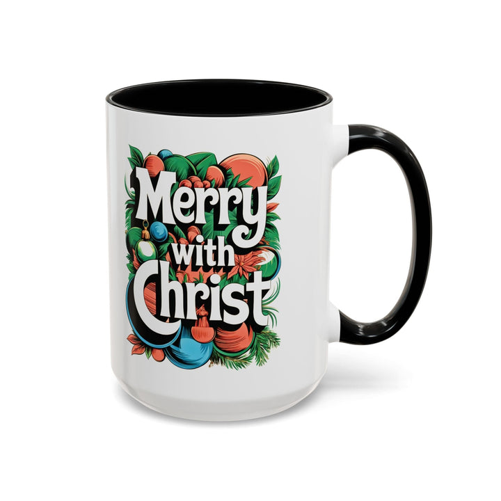 Ceramic Gift Mug - Merry with Christ - Decorative/Ceramic Mugs/11oz/15oz