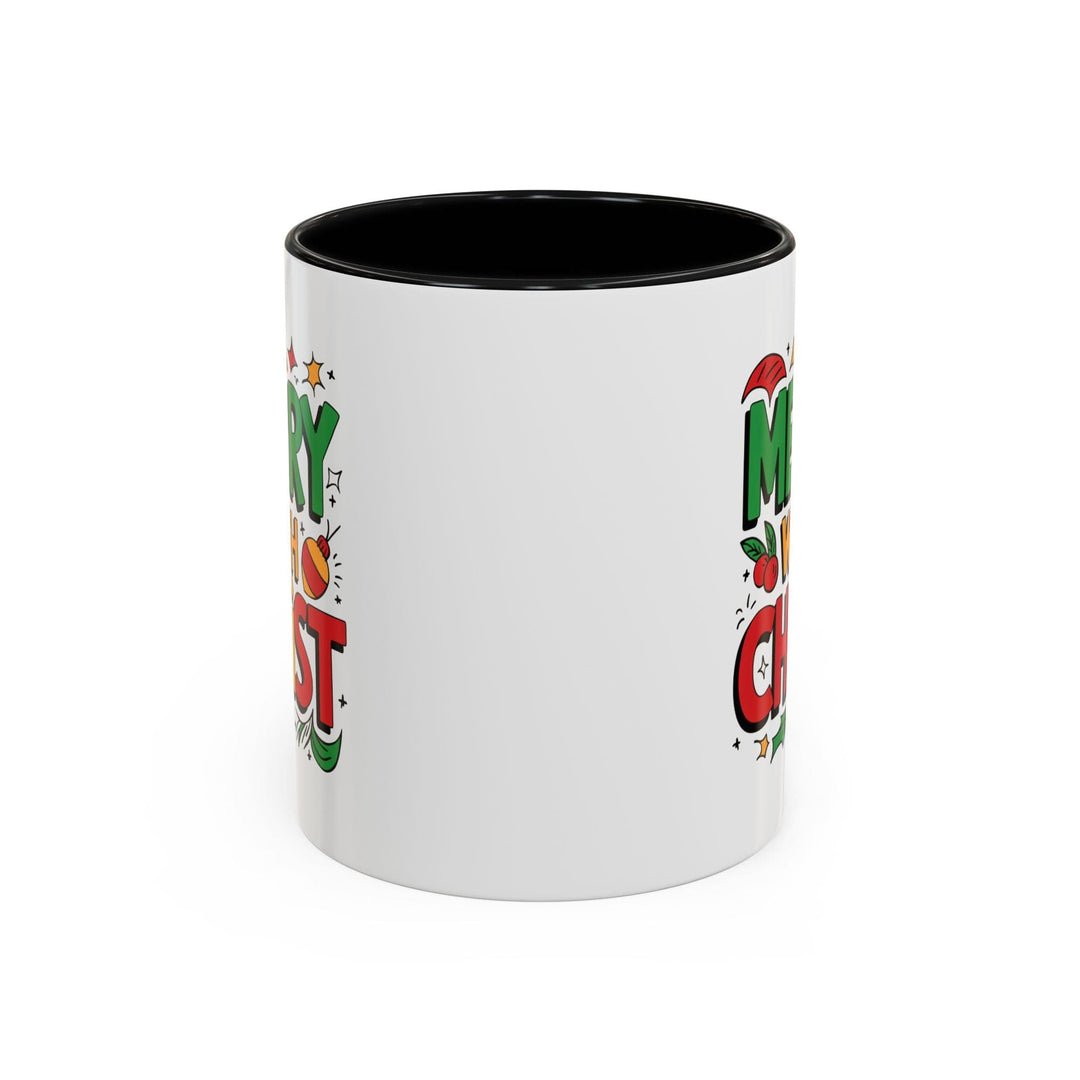 Ceramic Gift Mug - Merry with Christ - Decorative/Ceramic Mugs/11oz/15oz