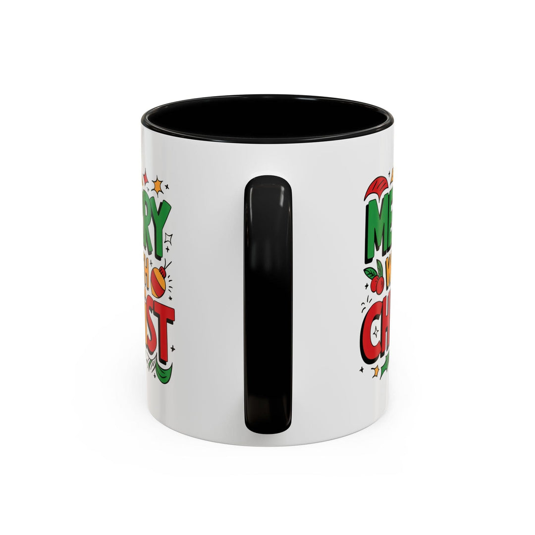 Ceramic Gift Mug - Merry with Christ - Decorative/Ceramic Mugs/11oz/15oz