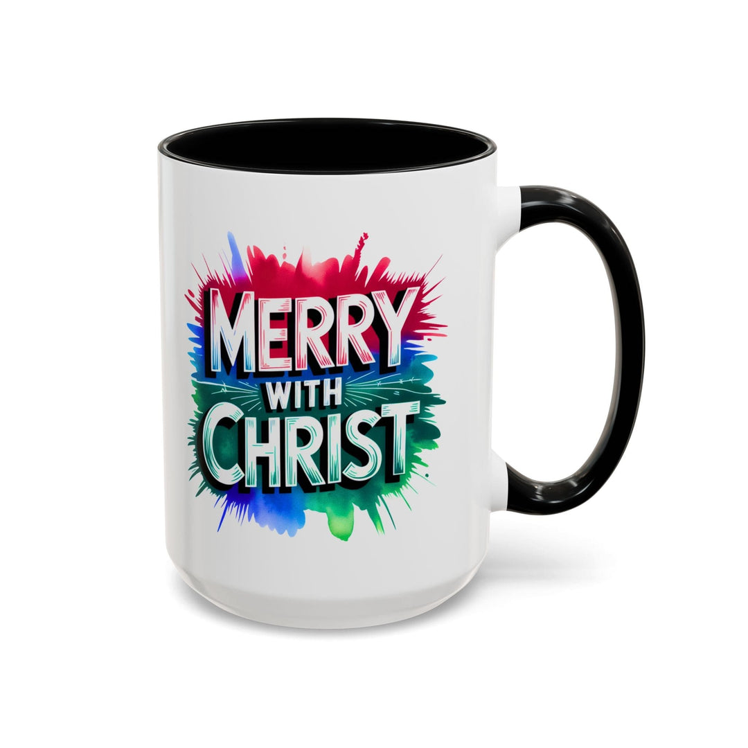 Ceramic Gift Mug - Merry with Christ - Decorative/Ceramic Mugs/11oz/15oz