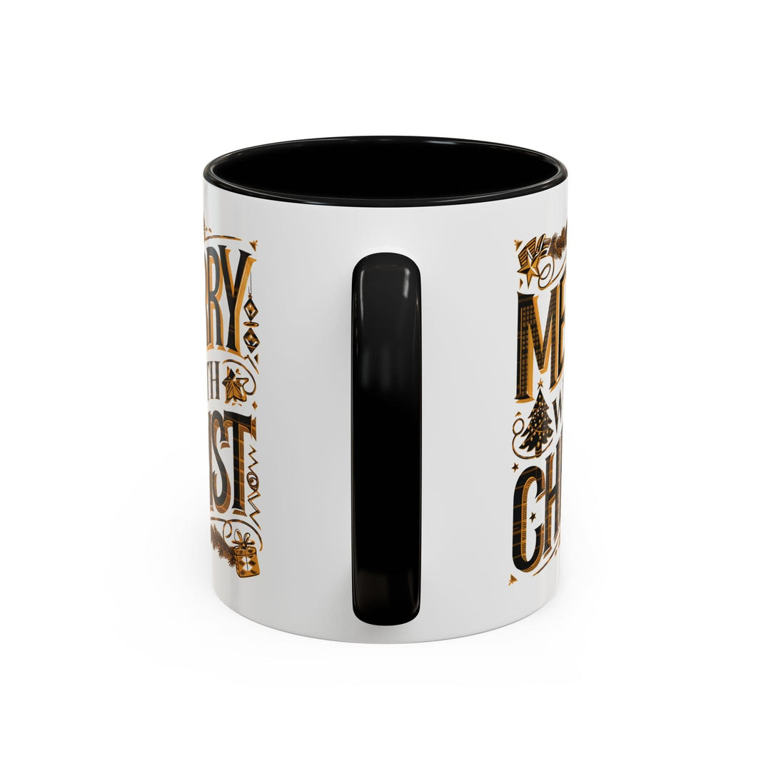 Ceramic Gift Mug - Merry with Christ - Decorative/Ceramic Mugs/11oz/15oz