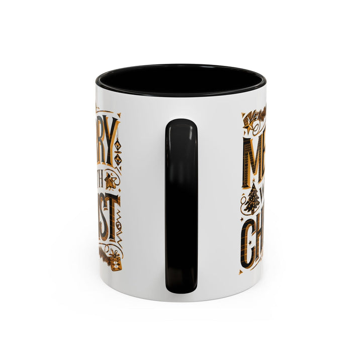 Ceramic Gift Mug - Merry with Christ - Decorative/Ceramic Mugs/11oz/15oz