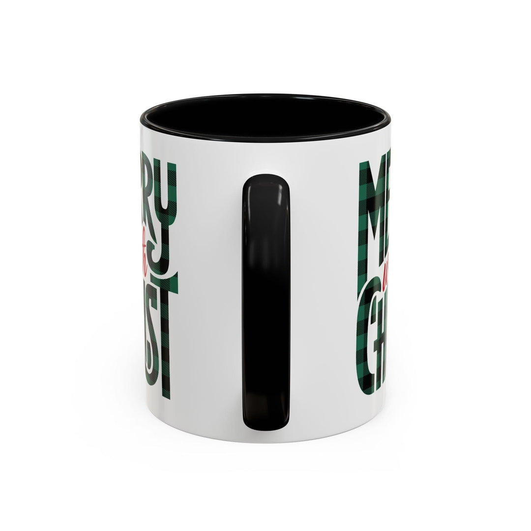 Ceramic Gift Mug - Merry with Christ - Decorative/Ceramic Mugs/11oz/15oz