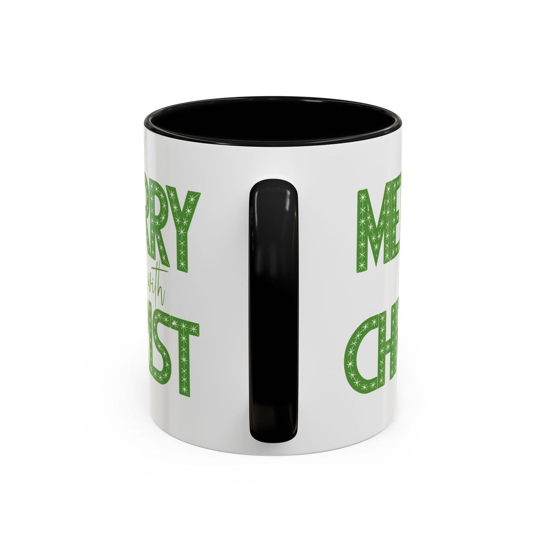 Ceramic Gift Mug - Merry with Christ - Decorative/Ceramic Mugs/11oz/15oz