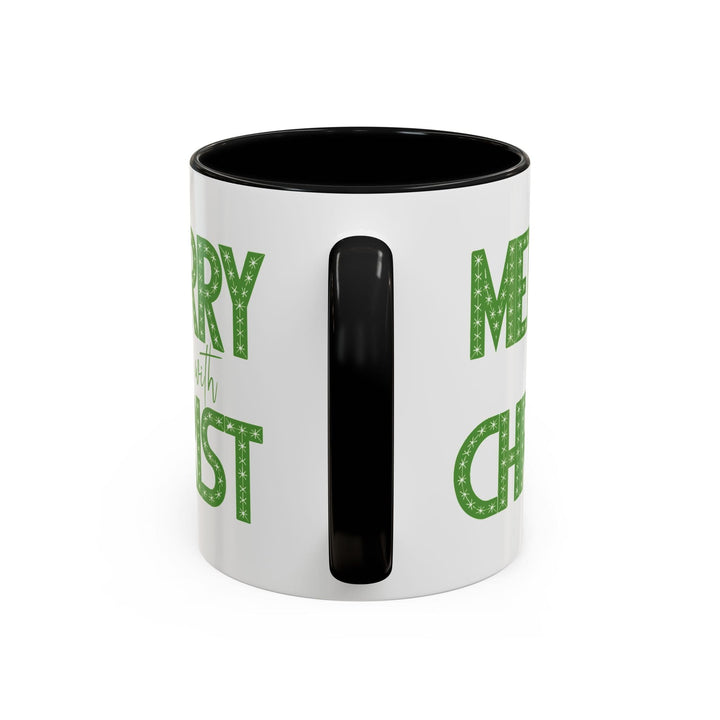 Ceramic Gift Mug - Merry with Christ - Decorative/Ceramic Mugs/11oz/15oz