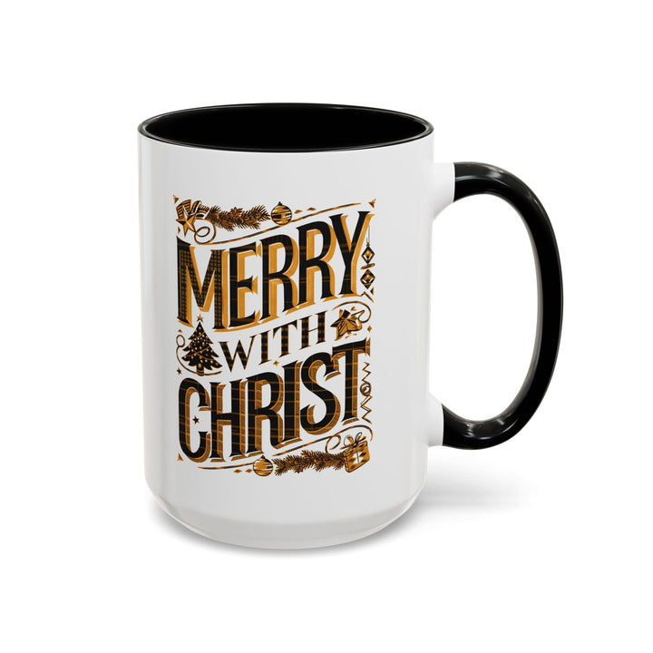 Ceramic Gift Mug - Merry with Christ - Decorative/Ceramic Mugs/11oz/15oz