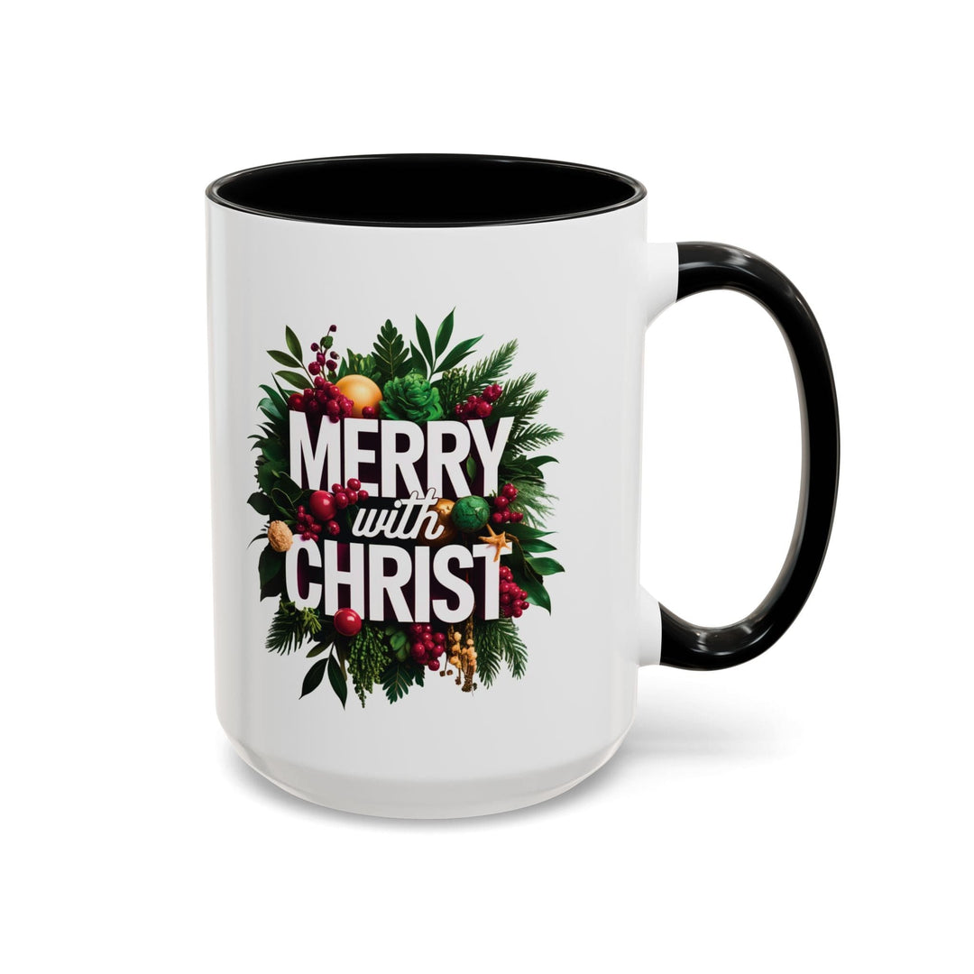 Ceramic Gift Mug - Merry with Christ - Decorative/Ceramic Mugs/11oz/15oz