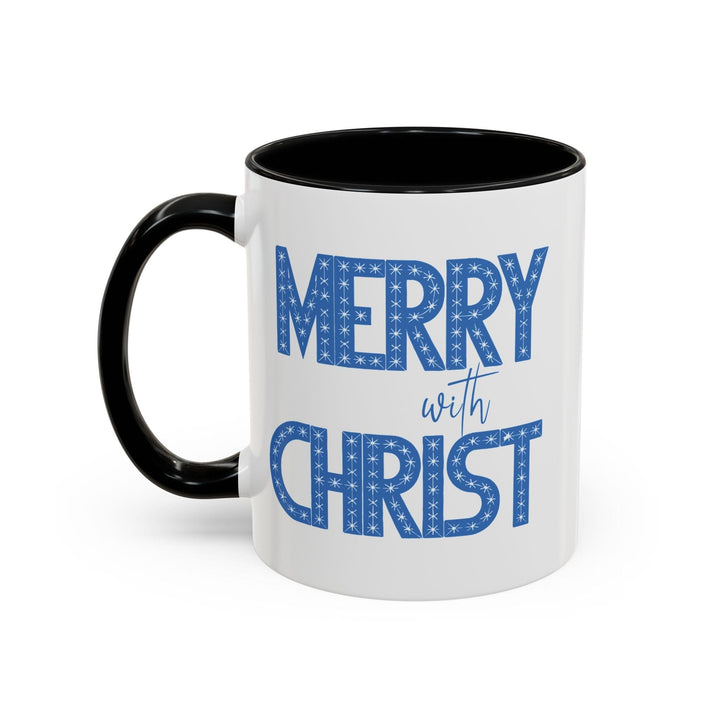 Ceramic Gift Mug - Merry with Christ - Decorative/Ceramic Mugs/11oz/15oz