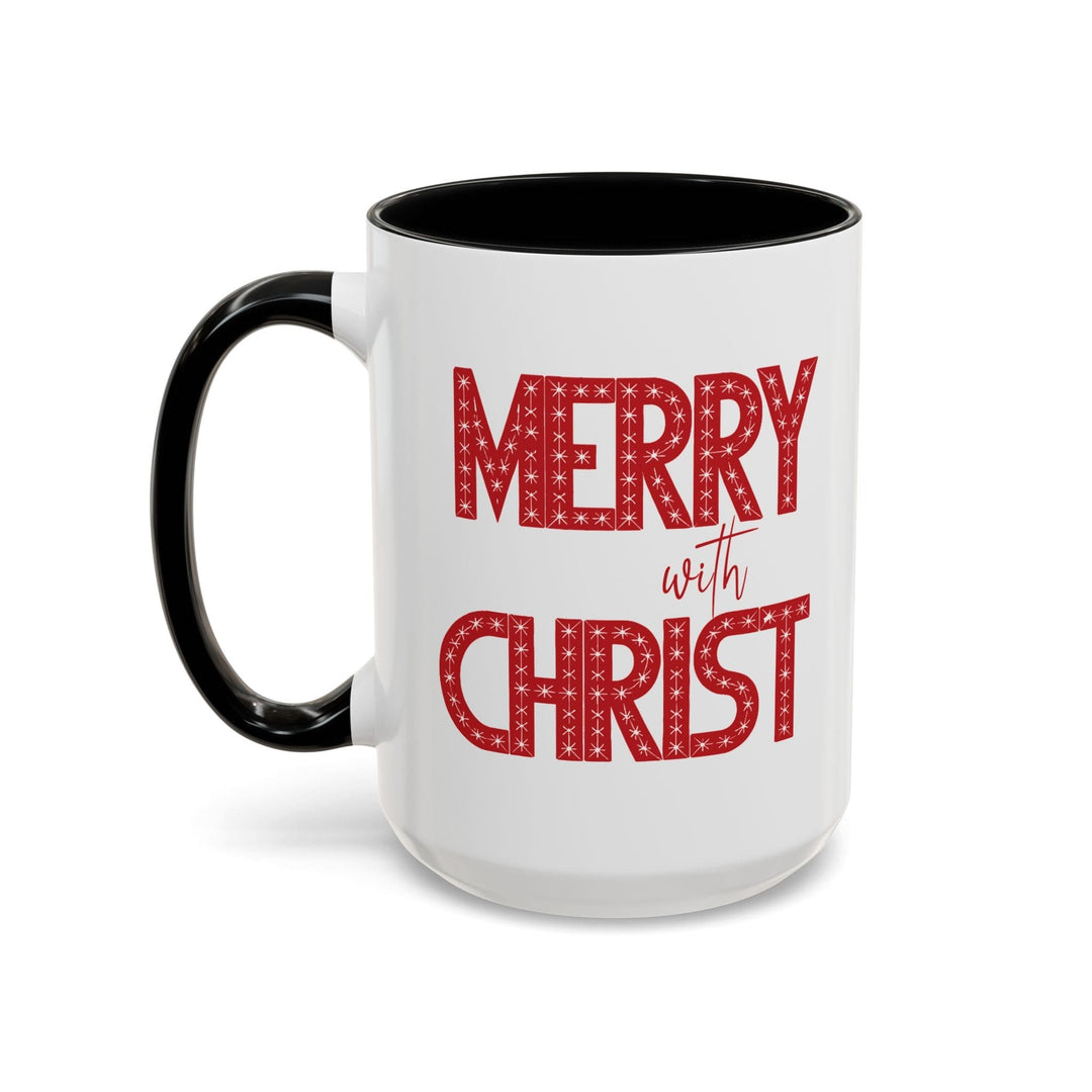 Ceramic Gift Mug - Merry with Christ - Decorative/Ceramic Mugs/11oz/15oz