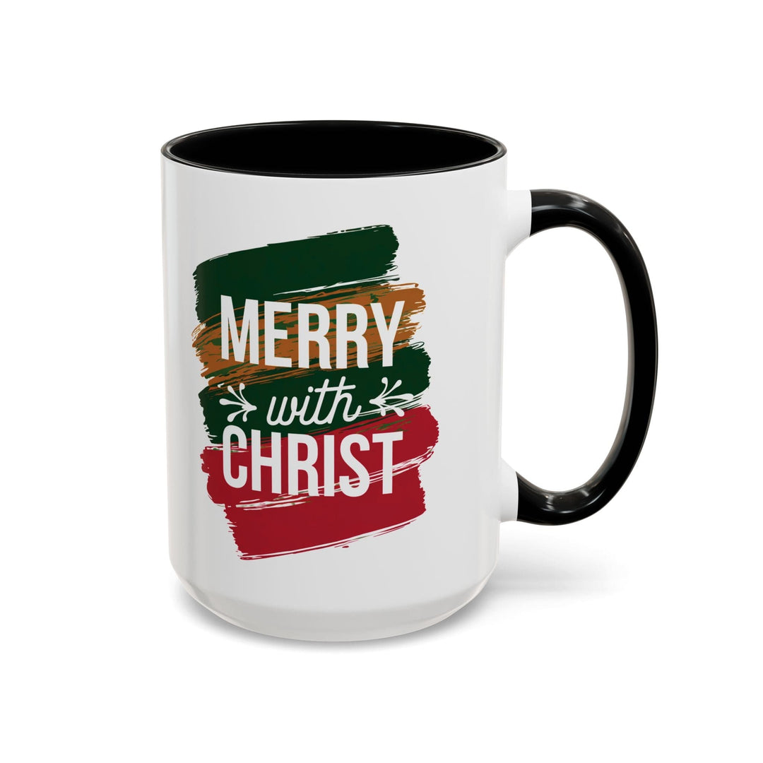 Ceramic Gift Mug - Merry with Christ - Decorative/Ceramic Mugs/11oz/15oz