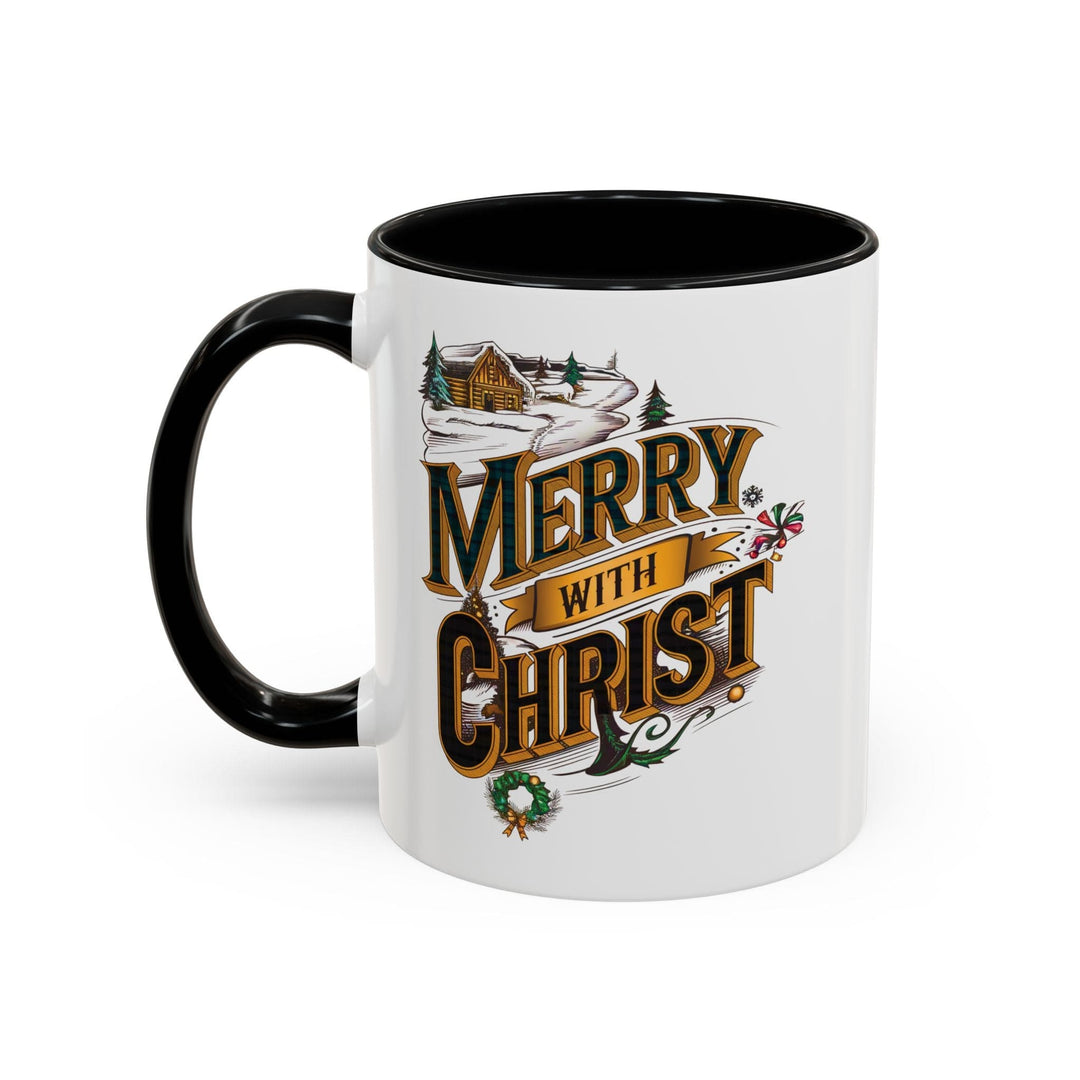 Ceramic Gift Mug - Merry with Christ - Decorative/Ceramic Mugs/11oz/15oz