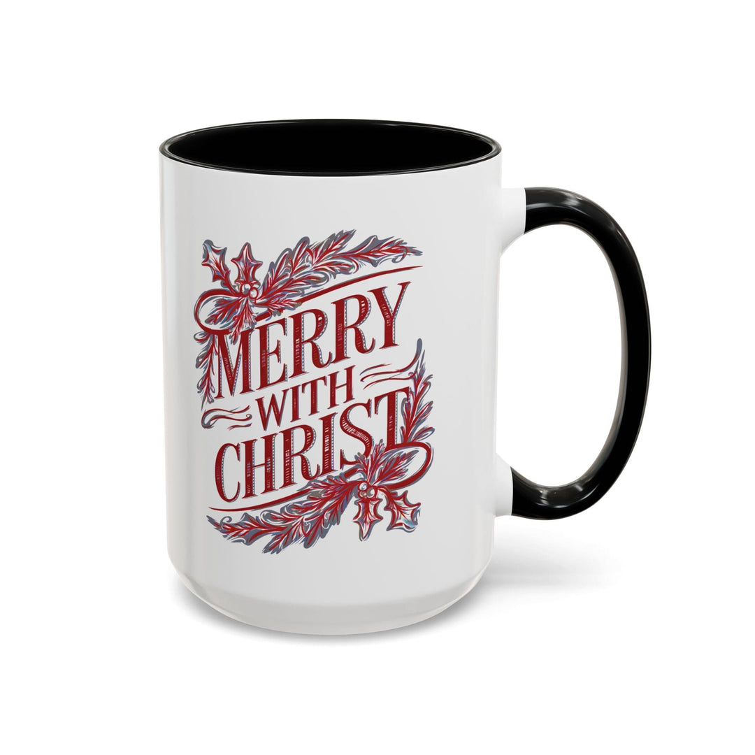 Ceramic Gift Mug - Merry with Christ - Decorative/Ceramic Mugs/11oz/15oz