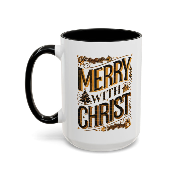 Ceramic Gift Mug - Merry with Christ - Decorative/Ceramic Mugs/11oz/15oz