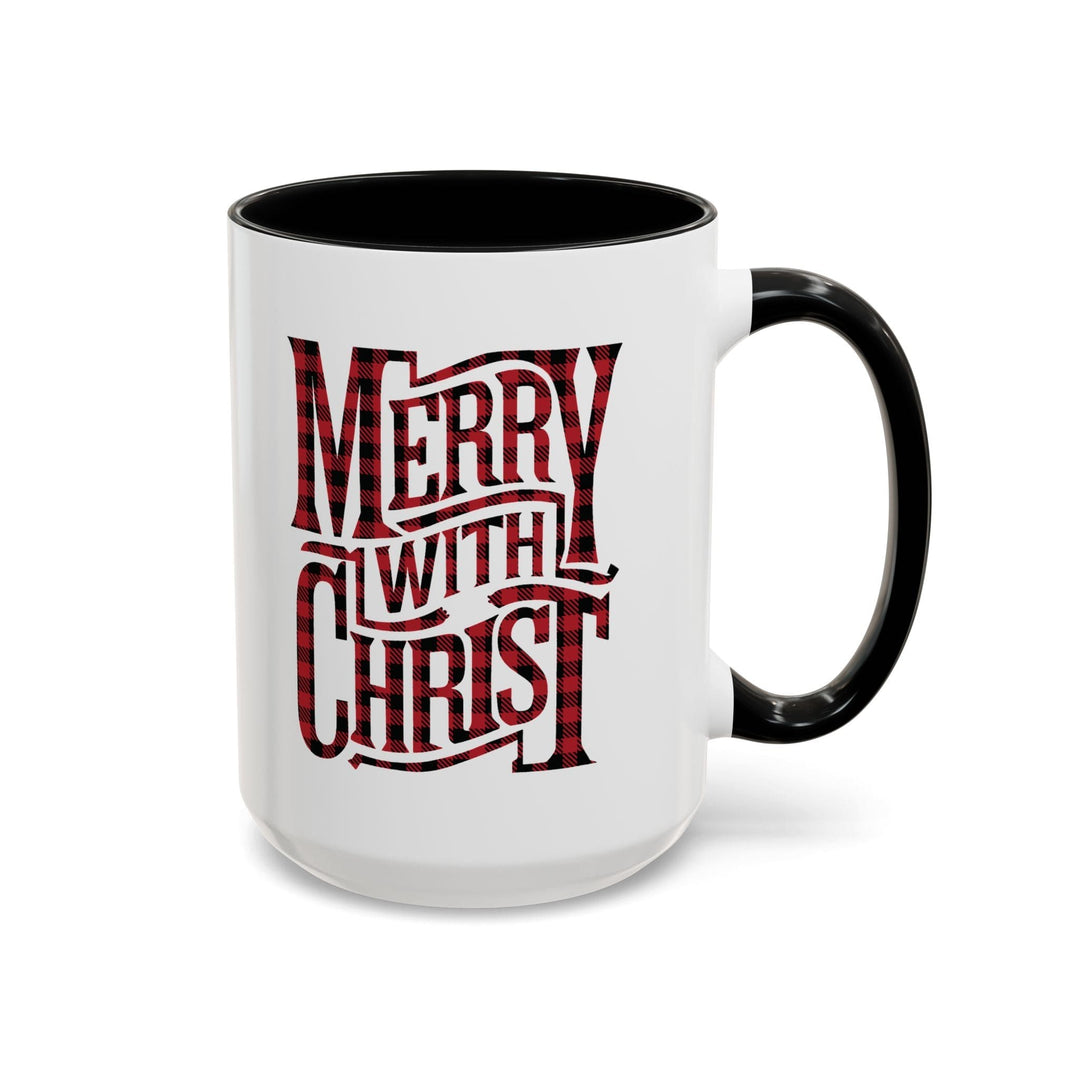 Ceramic Gift Mug - Merry with Christ - Decorative/Ceramic Mugs/11oz/15oz
