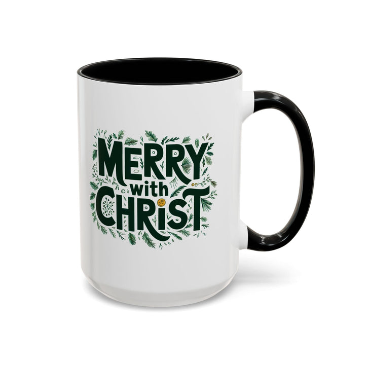 Ceramic Gift Mug - Merry with Christ - Decorative/Ceramic Mugs/11oz/15oz