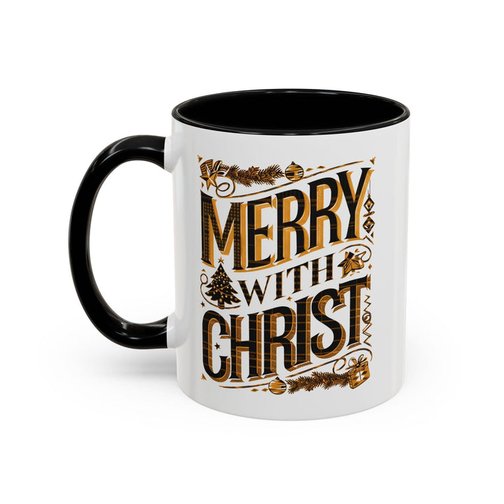 Ceramic Gift Mug - Merry with Christ - Decorative/Ceramic Mugs/11oz/15oz