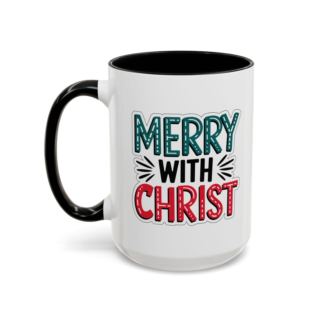 Ceramic Gift Mug - Merry with Christ - Decorative/Ceramic Mugs/11oz/15oz