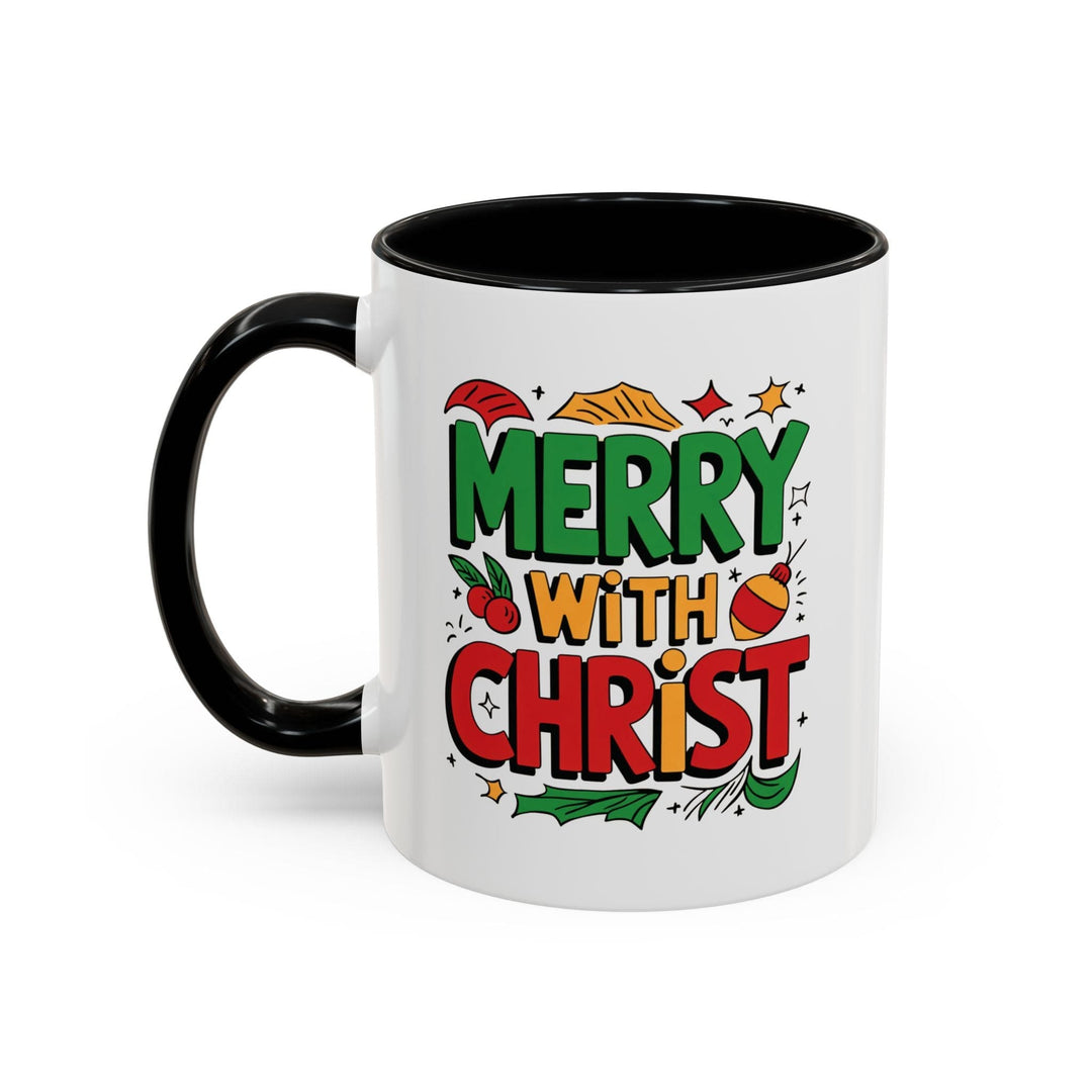 Ceramic Gift Mug - Merry with Christ - Decorative/Ceramic Mugs/11oz/15oz