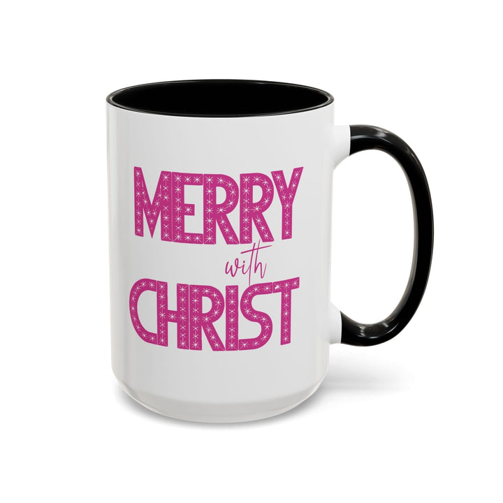 Ceramic Gift Mug - Merry with Christ - Decorative/Ceramic Mugs/11oz/15oz