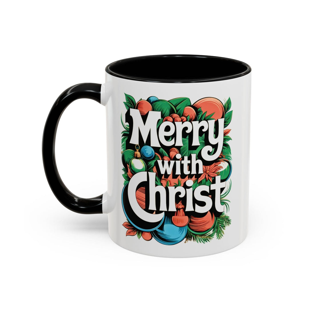 Ceramic Gift Mug - Merry with Christ - Decorative/Ceramic Mugs/11oz/15oz