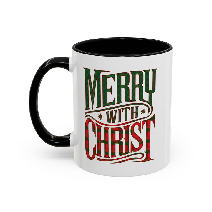 Ceramic Gift Mug - Merry with Christ - Decorative/Ceramic Mugs/11oz/15oz