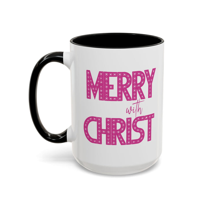 Ceramic Gift Mug - Merry with Christ - Decorative/Ceramic Mugs/11oz/15oz
