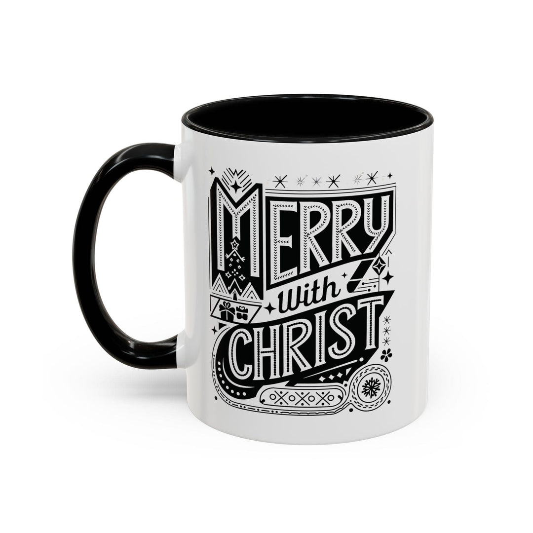 Ceramic Gift Mug - Merry with Christ - Decorative/Ceramic Mugs/11oz/15oz