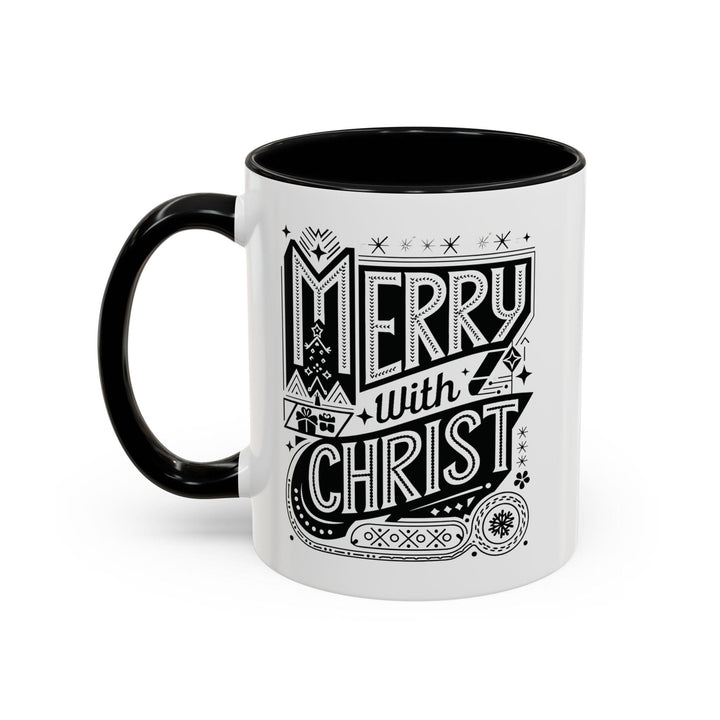 Ceramic Gift Mug - Merry with Christ - Decorative/Ceramic Mugs/11oz/15oz