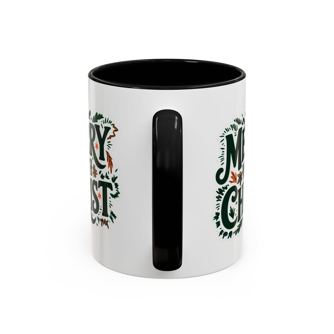 Ceramic Gift Mug - Merry with Christ - Decorative/Ceramic Mugs/11oz/15oz