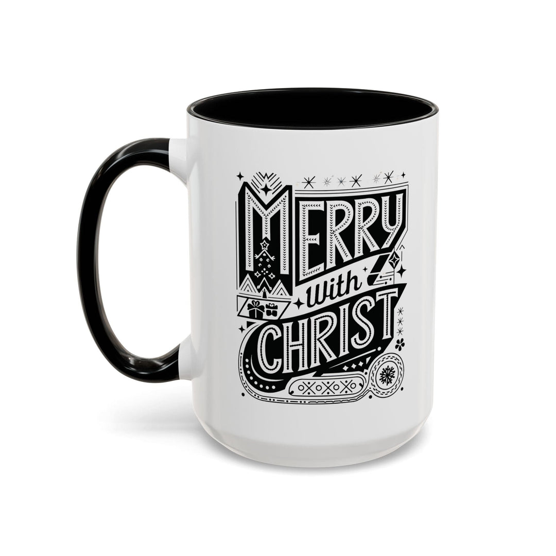 Ceramic Gift Mug - Merry with Christ - Decorative/Ceramic Mugs/11oz/15oz