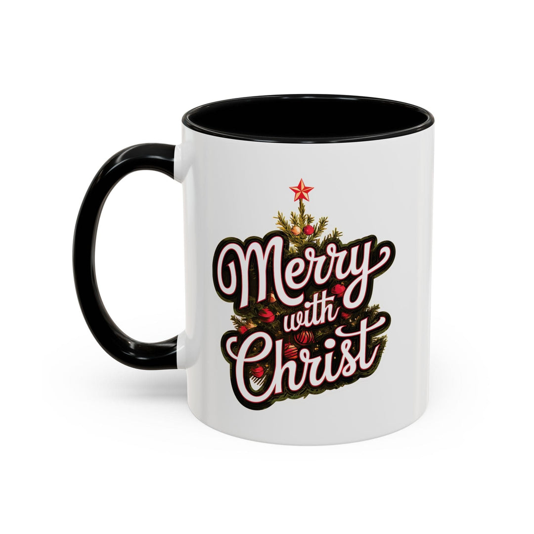 Ceramic Gift Mug - Merry with Christ - Decorative/Ceramic Mugs/11oz/15oz