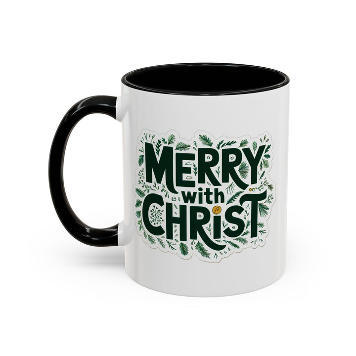 Ceramic Gift Mug - Merry with Christ - Decorative/Ceramic Mugs/11oz/15oz